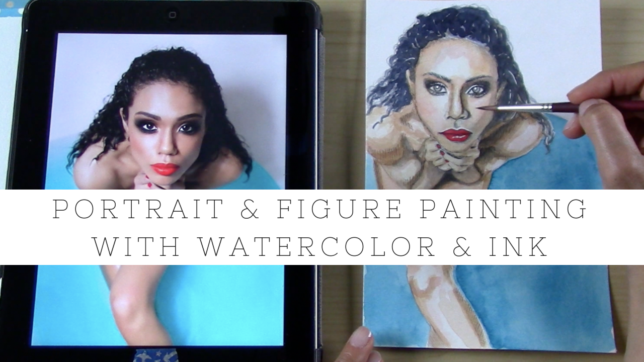 ink figure painting